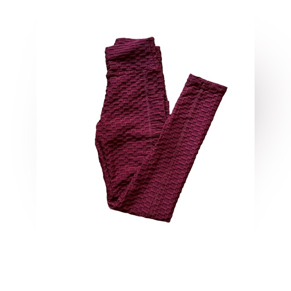 NWT Honeycomb Scrunch Leggings | High Waist | Phone Pocket | S/M – L/XL - Picture 3 of 5